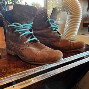 John Fluevog Radio CBC lace up boots